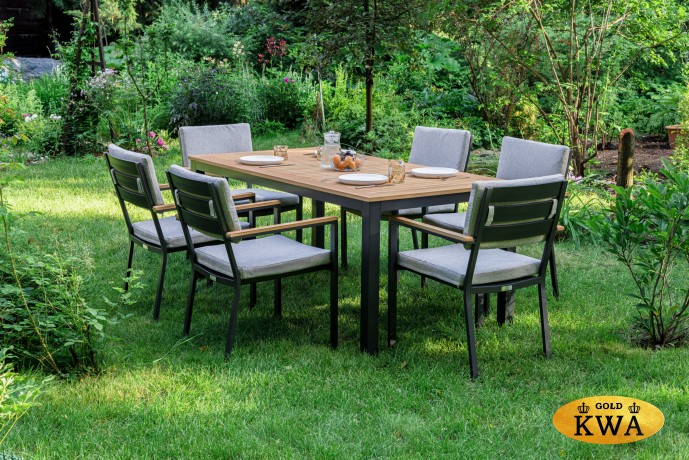 Обеденный комплект OSCAR со столешницей из тика
