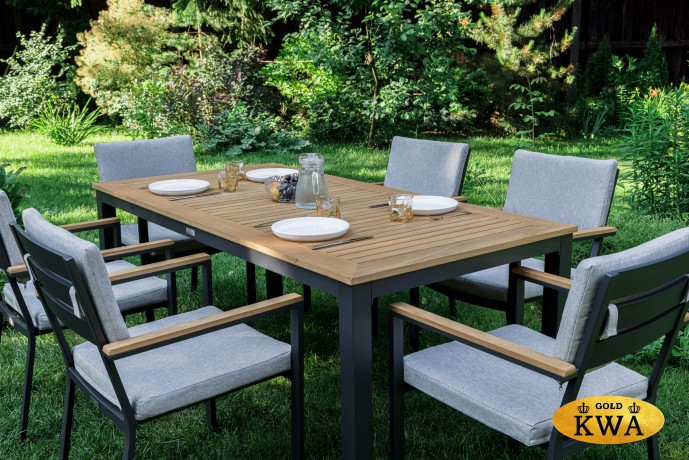 Обеденный комплект OSCAR со столешницей из тика