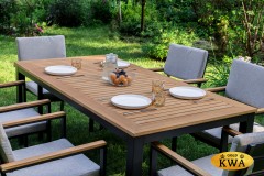 Обеденный комплект OSCAR со столешницей из тика