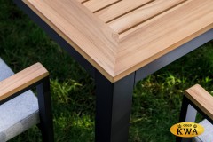 Обеденный комплект OSCAR со столешницей из тика