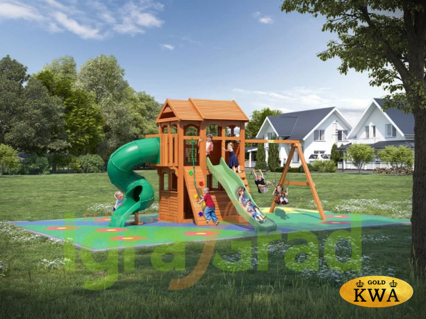 Детская площадка IgraGrad "Клубный домик 3 с трубой"