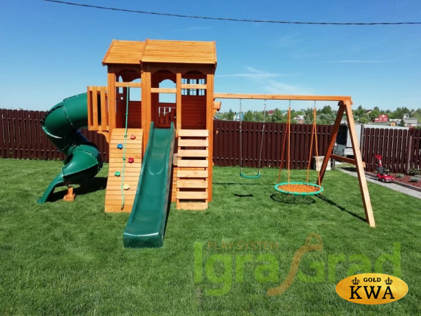 Детская площадка IgraGrad "Клубный домик 3 с трубой"