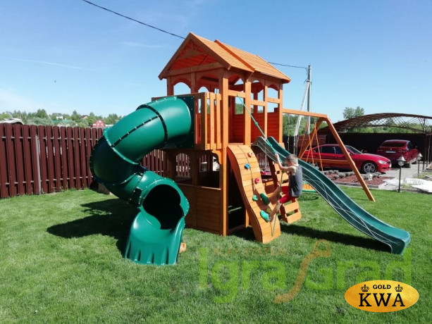 Детская площадка IgraGrad "Клубный домик 3 с трубой"