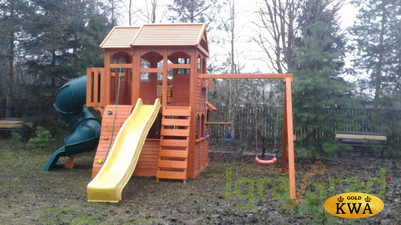 Детская площадка IgraGrad "Клубный домик 3 с трубой"