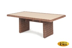 "Бергамо" плетеный обеденный стол, цвет коричневый