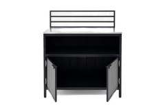 Модуль уличной кухни из алюминия BASE (консоль закрытая)