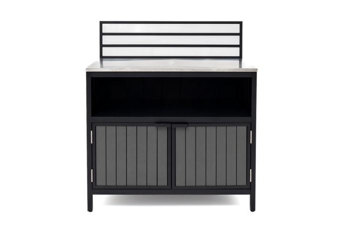 Модуль уличной кухни из алюминия BASE (консоль закрытая)