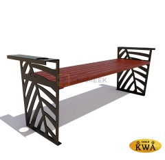 Скамейка парковая «Крым» без спинки (лиственница 2,0,40х60)