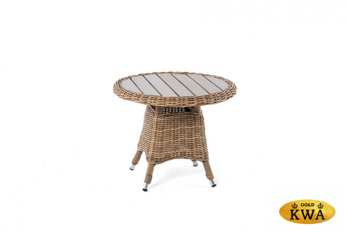 "Равенна" кофейный стол из искусственного ротанга, цвет соломенный