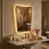 Sky M LED Gold Зеркало в раме с подсветкой