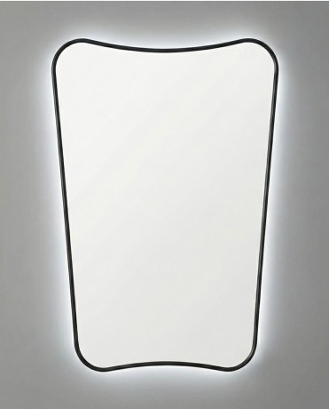Sky M LED Gold Зеркало в раме с подсветкой