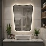 Sky M LED Gold Зеркало в раме с подсветкой
