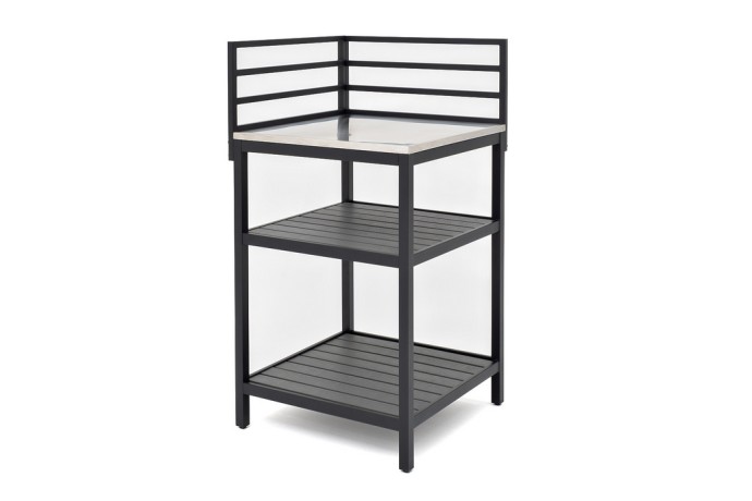 Модуль уличной кухни из алюминия БЭЙС (угловой открытый)