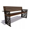 Скамейка «Барселона» (1,8 лиственница,30х60)