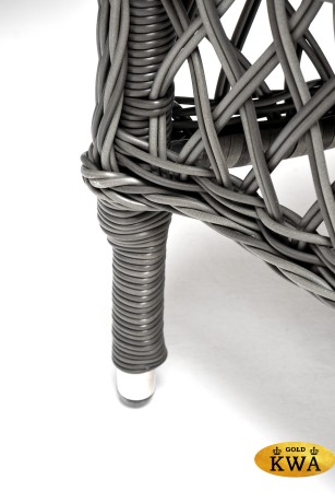 "Эспрессо–150 S" обеденная группа плетеная, цвет графит