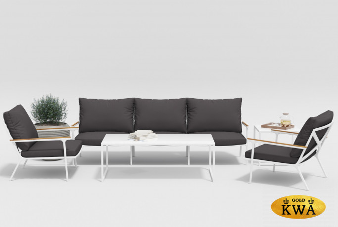 Комплект уличной мебели Calma long white