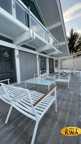 Комплект уличной мебели Calma long white