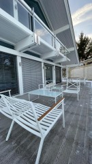 Комплект уличной мебели Calma long white