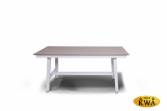 &quot;Сан Ремо&quot; стол обеденный из ДПК, каркас алюминиевый