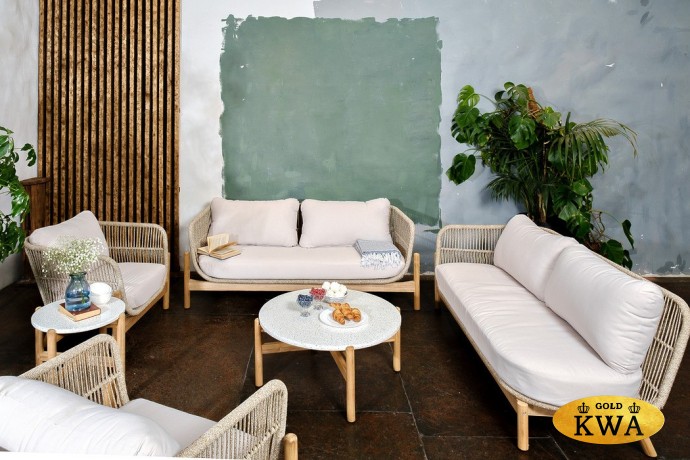 Софа из тика угловая TALARA Joygarden