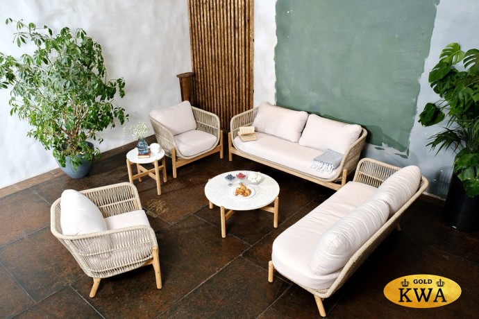 Софа из тика угловая TALARA Joygarden