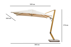 Зонт профессиональный 3х3 м