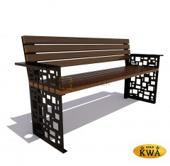 Скамейка «Барселона» (2,0 лиственница,30х60)