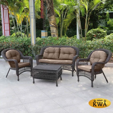 Плетеный комплект для отдыха LV520BB Вrown/Beige