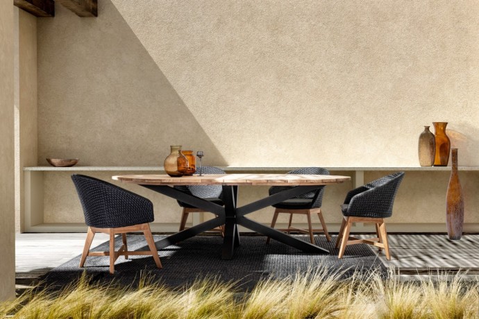 Кресло плетеное с подушкой Coachella