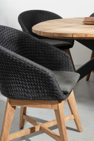 Кресло плетеное с подушкой Coachella