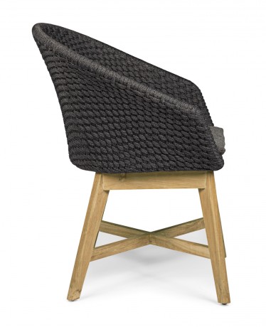 Кресло плетеное с подушкой Coachella