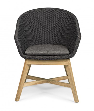 Кресло плетеное с подушкой Coachella