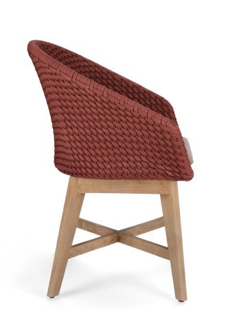 Кресло плетеное с подушкой Coachella