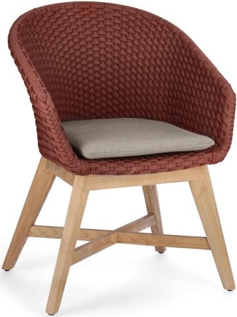 Кресло плетеное с подушкой Coachella