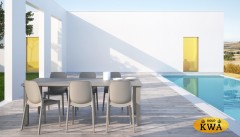 Стол пластиковый раздвижной