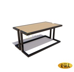 Стол кофейный «Минотавр» (брус лиственница)