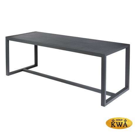 Набор садовой мебели стол+шесть стульев серый/антрацит