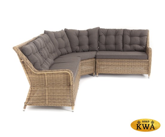 "Бергамо" модульный диван из ротанга, цвет соломенный