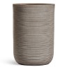 Кашпо TREEZ ERGO TreeLine Высокий цилиндр Капучино в-56, д-37 см