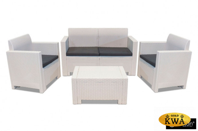 Стильная белая итальянская мебель для ресторана Nebraska 2 на 4 персоны