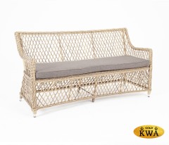 &quot;Латте&quot; диван двухместный из искусственного ротанга, цвет соломенный