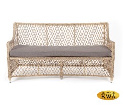 &quot;Латте&quot; диван двухместный из искусственного ротанга, цвет соломенный