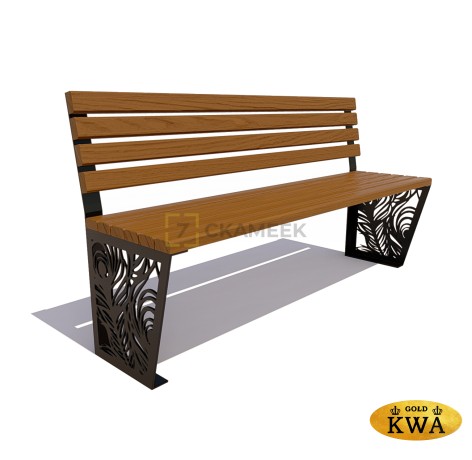 Скамейка «Павлин» без подлокотников (0,6 лиственница,30х60)