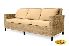 MOKKA BELLA диван 3-х местный, соломенный