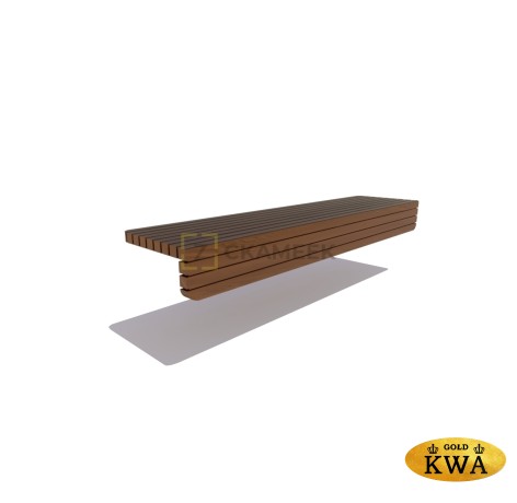 Настил для подпорных стен и бетонных скамеек «Вектор» (лиственница)