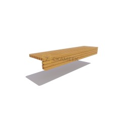 Настил для подпорных стен и бетонных скамеек «Вектор» (лиственница)