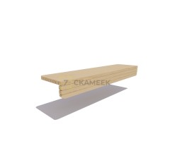 Настил для подпорных стен и бетонных скамеек «Вектор» (лиственница)