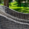 "Равенна" плетеное кресло из искусственного ротанга, цвет графит
