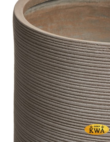 Кашпо TREEZ ERGO TreeLine Высокий цилиндр Капучино в-63, д-44 см