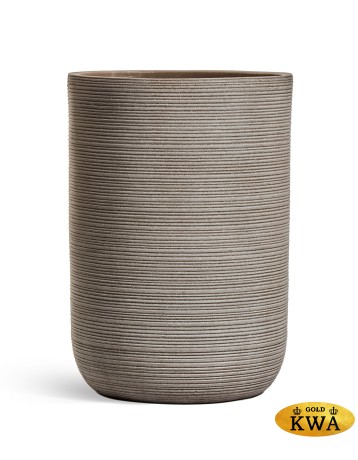 Кашпо TREEZ ERGO TreeLine Высокий цилиндр Капучино в-63, д-44 см